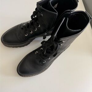 Nordstrom Black Combat & Moto Boots